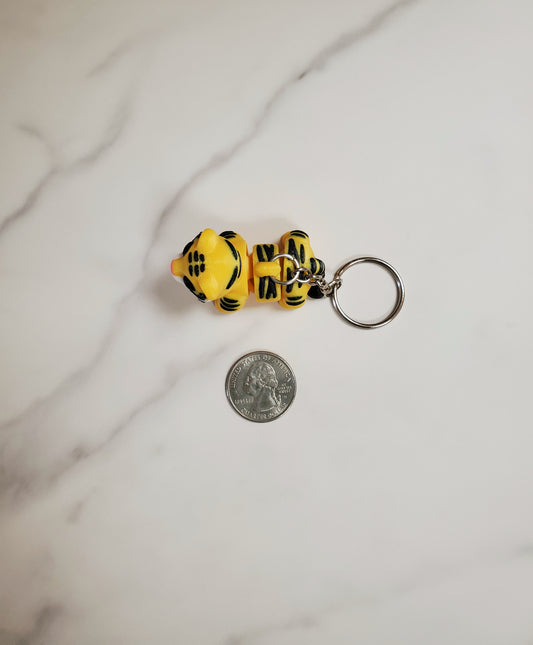 Tiger Flexible 3D Printed Keychain