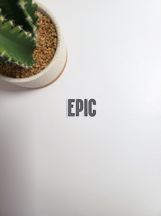 Epic Text Sticker