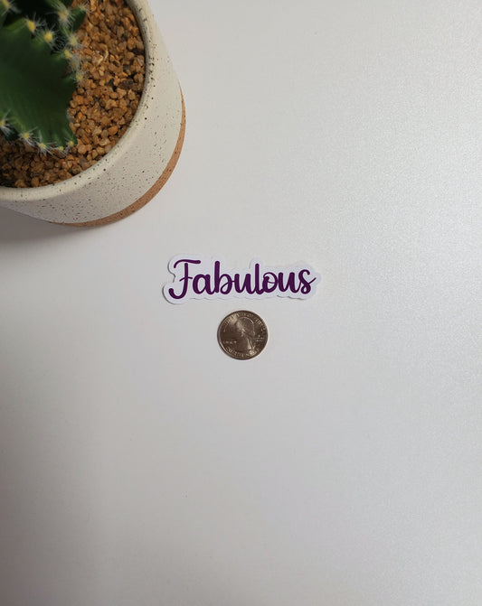 Fabulous Text Sticker