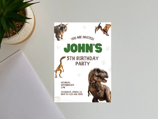 Custom Birthday Party Invite Style D