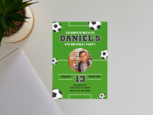 Custom Birthday Party Invite Style E