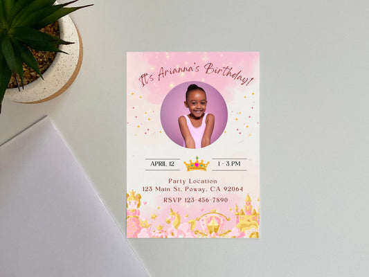 Custom Birthday Party Invite Style G
