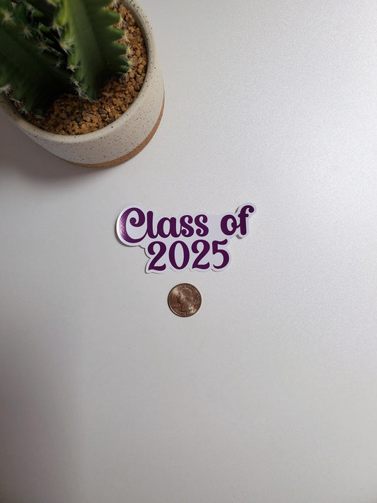 Class of 2025 Text Sticker