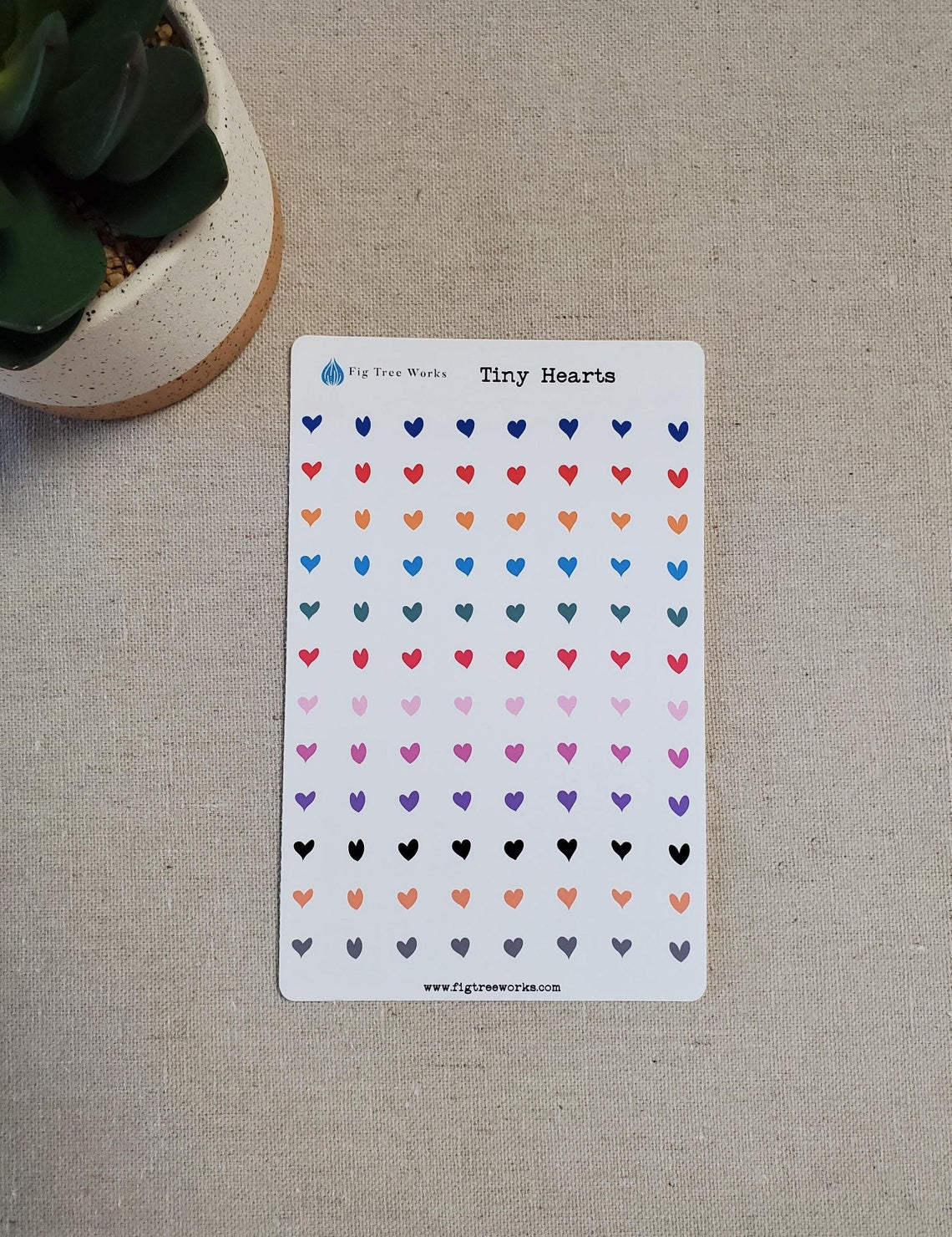 Tiny Hearts Sticker Sheet