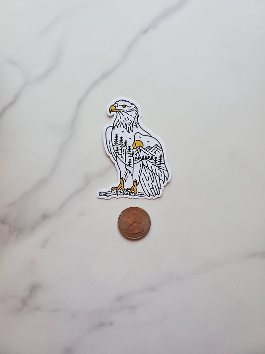Bald Eagle Vinyl Sticker
