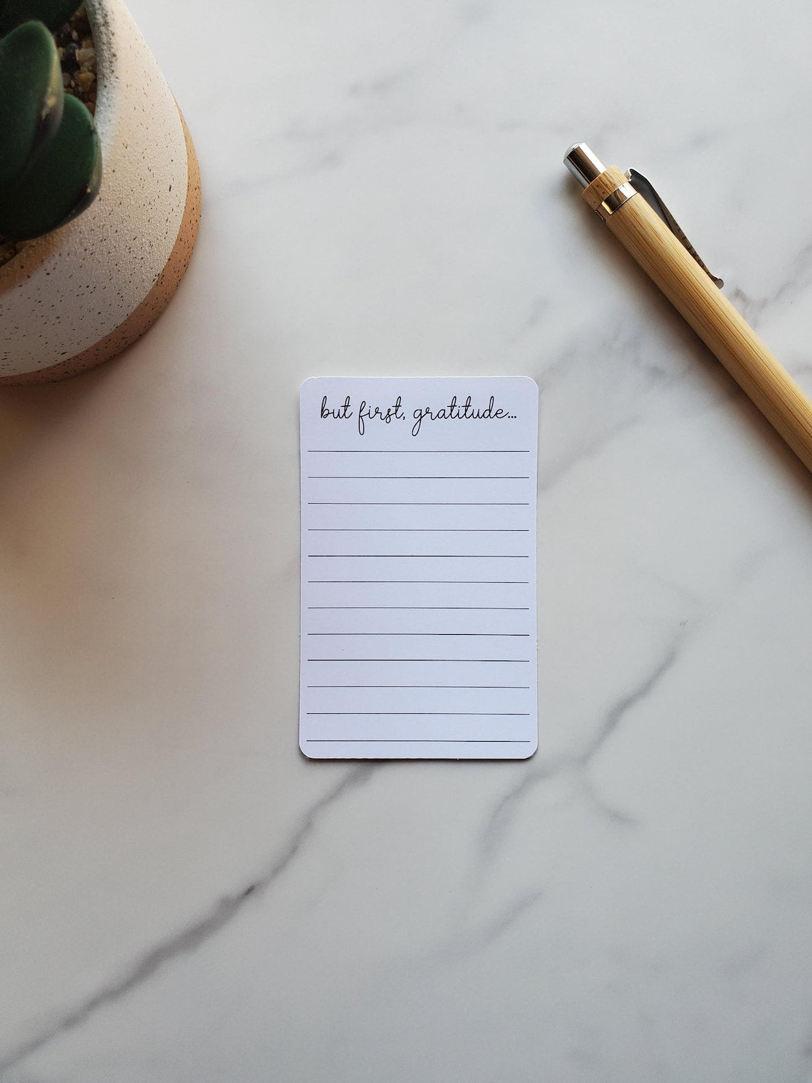 But First Gratitude Stickers with Lines for Planners