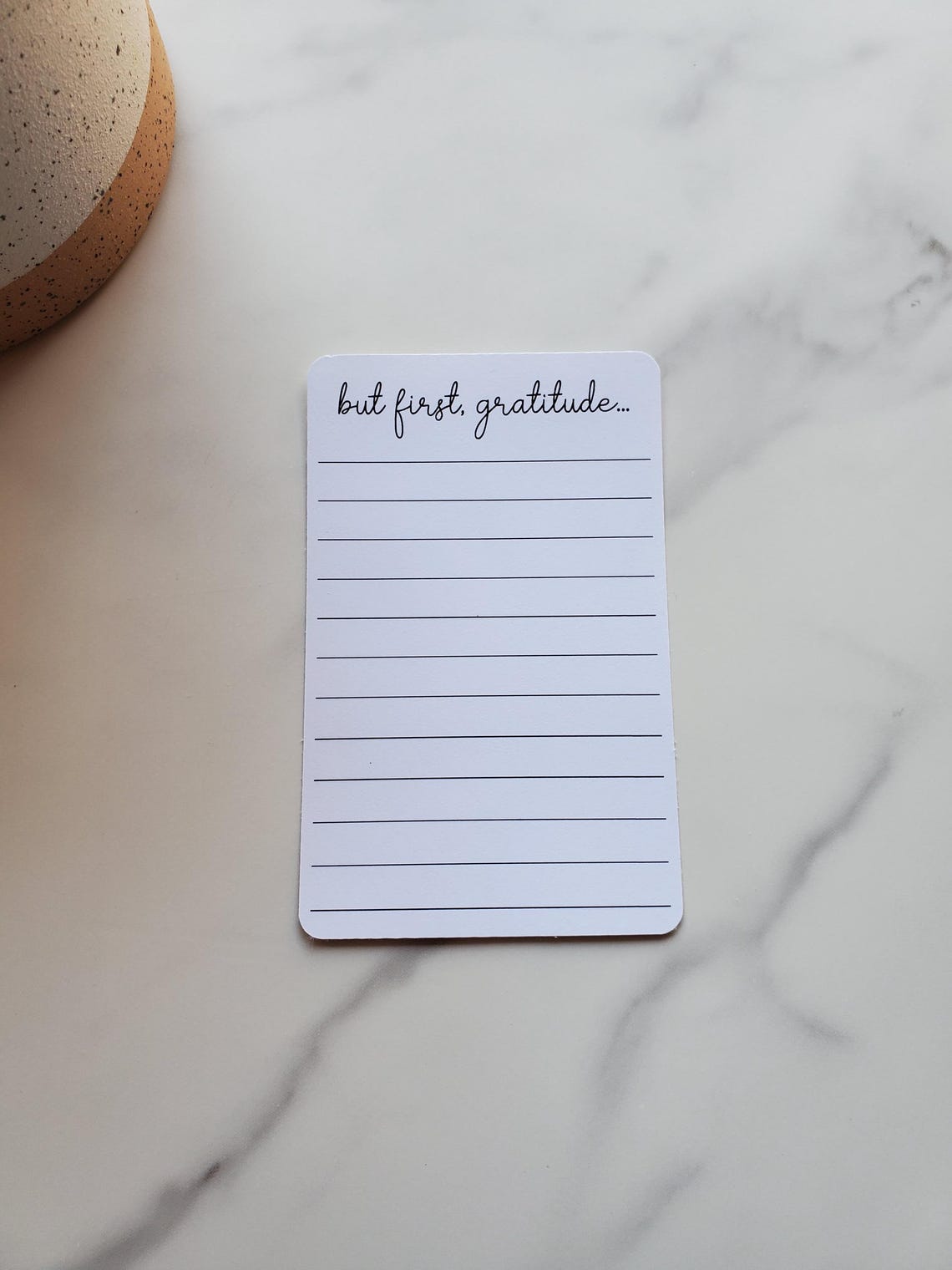 But First Gratitude Stickers with Lines for Planners
