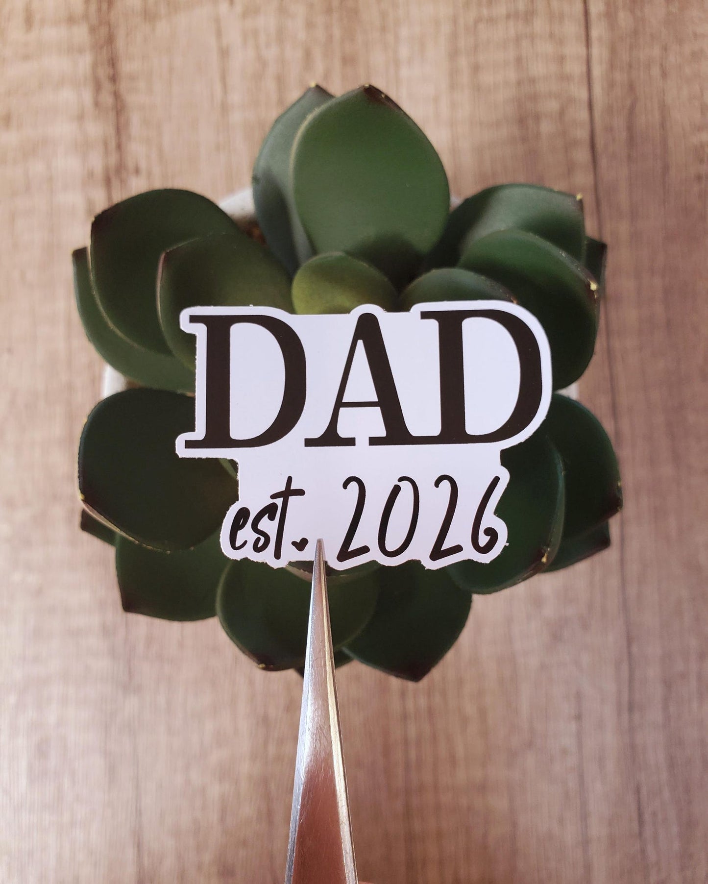 Dad Est. 2026 Text Sticker