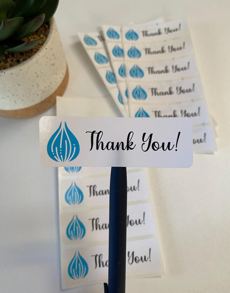 Custom 3" x 1" Sticker Labels