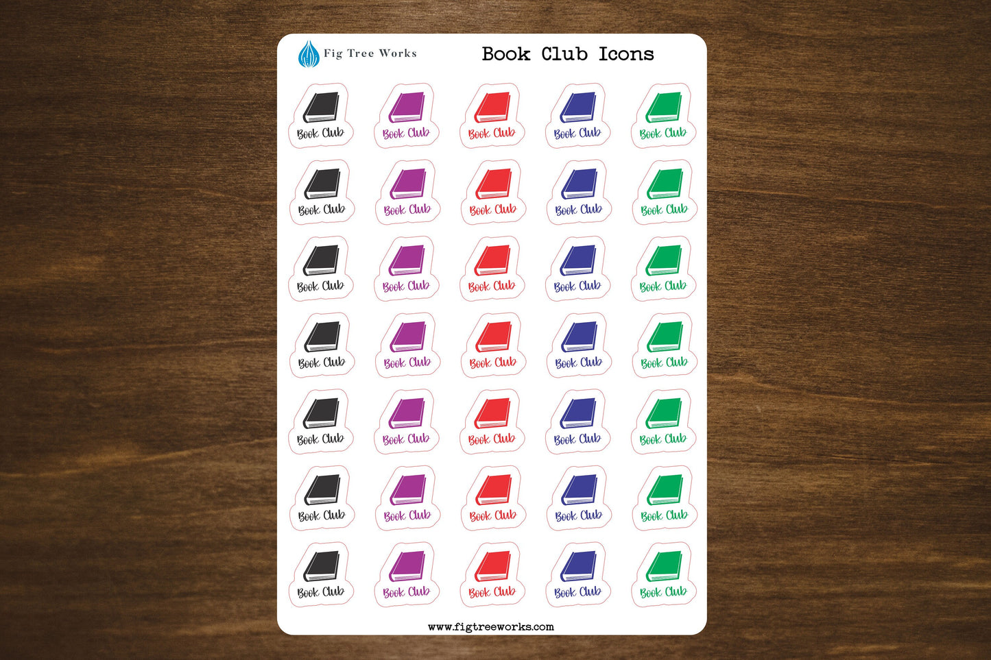 Book Club Stickers