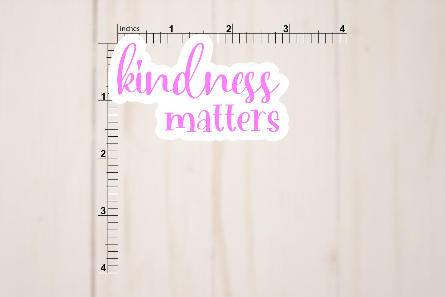 Kindness Matters Text Sticker