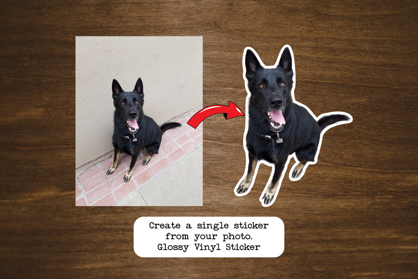 Single Sticker From Your Photo