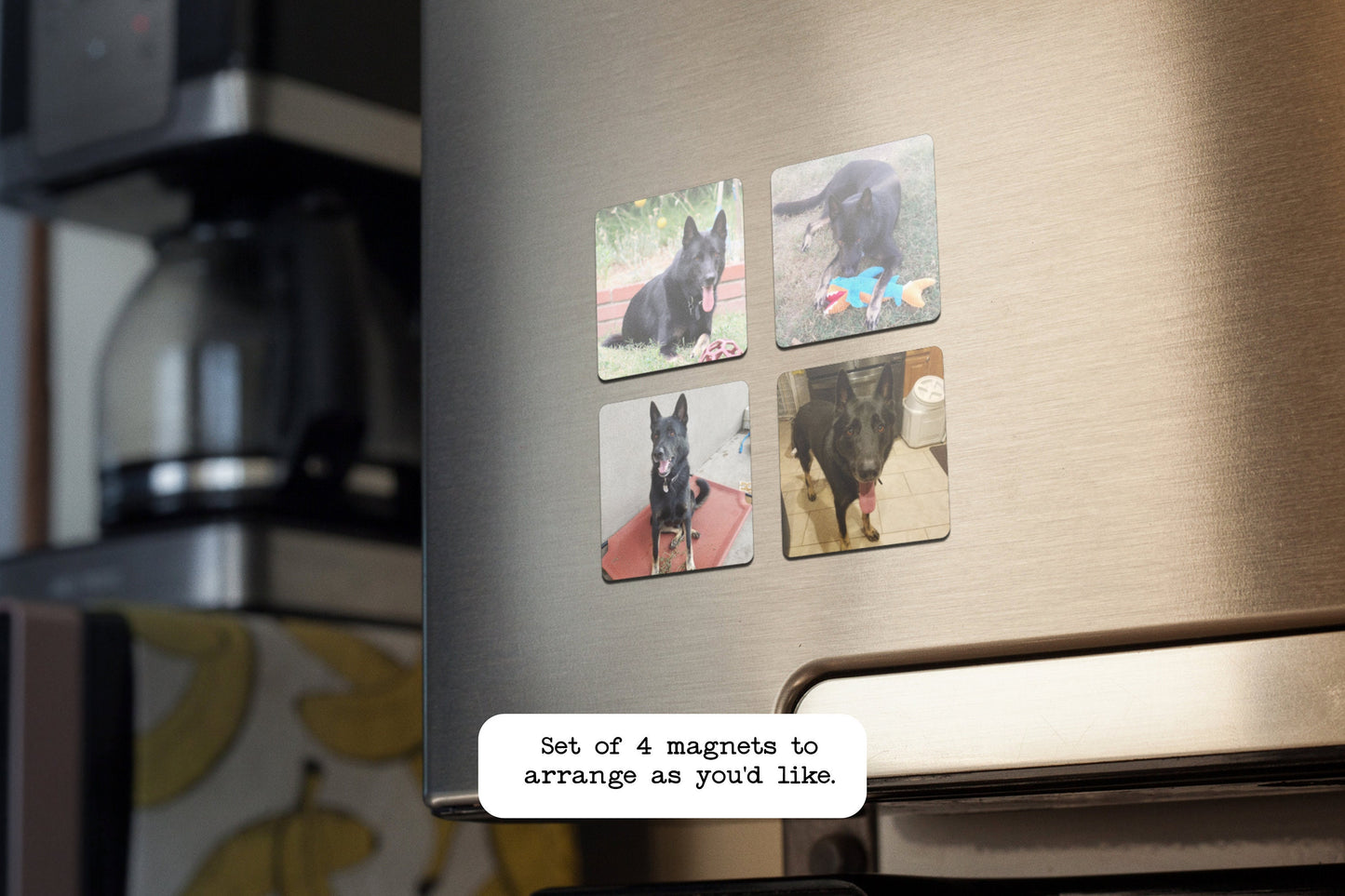 Custom Photo Aluminum Magnet Collage