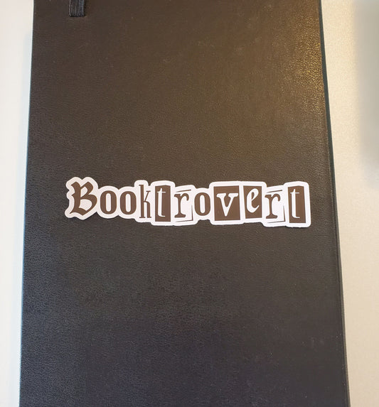 Booktrovert Text Sticker