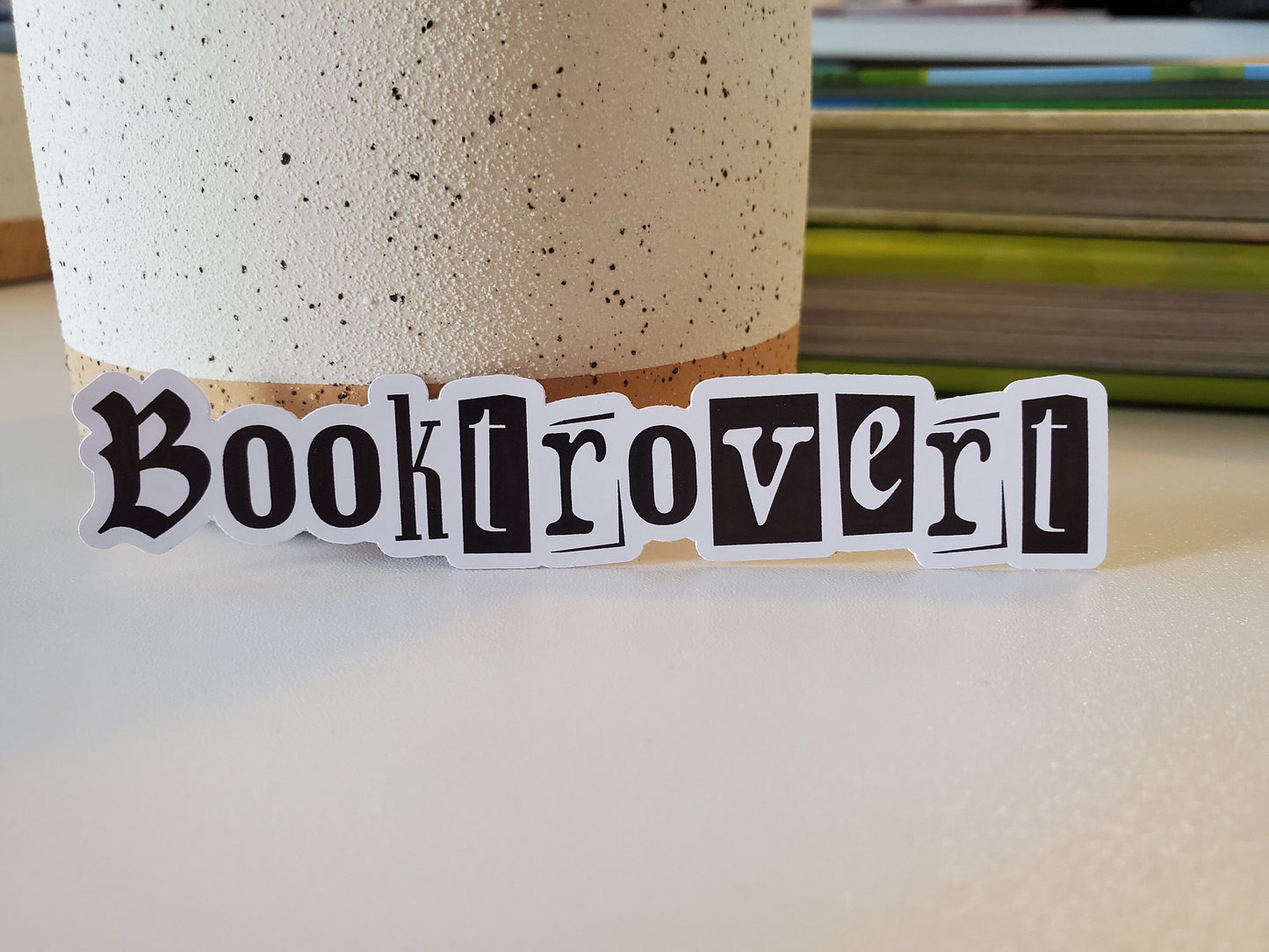 Booktrovert Text Sticker