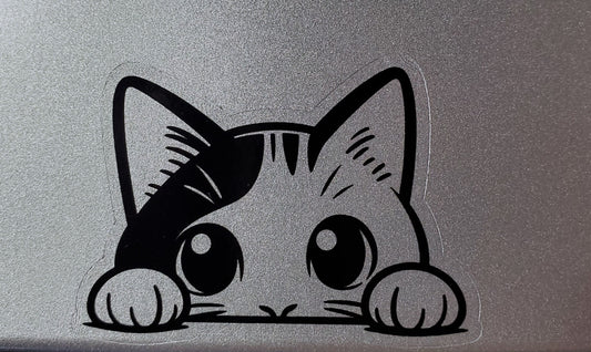 Cat Clear Vinyl Sticker