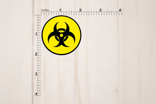 Biohazard Round Vinyl Sticker