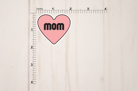 Love Mom or Dad Vinyl Sticker