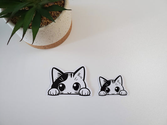 Cat Glossy Vinyl Sticker