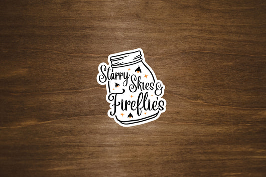 Fireflies Vinyl Sticker