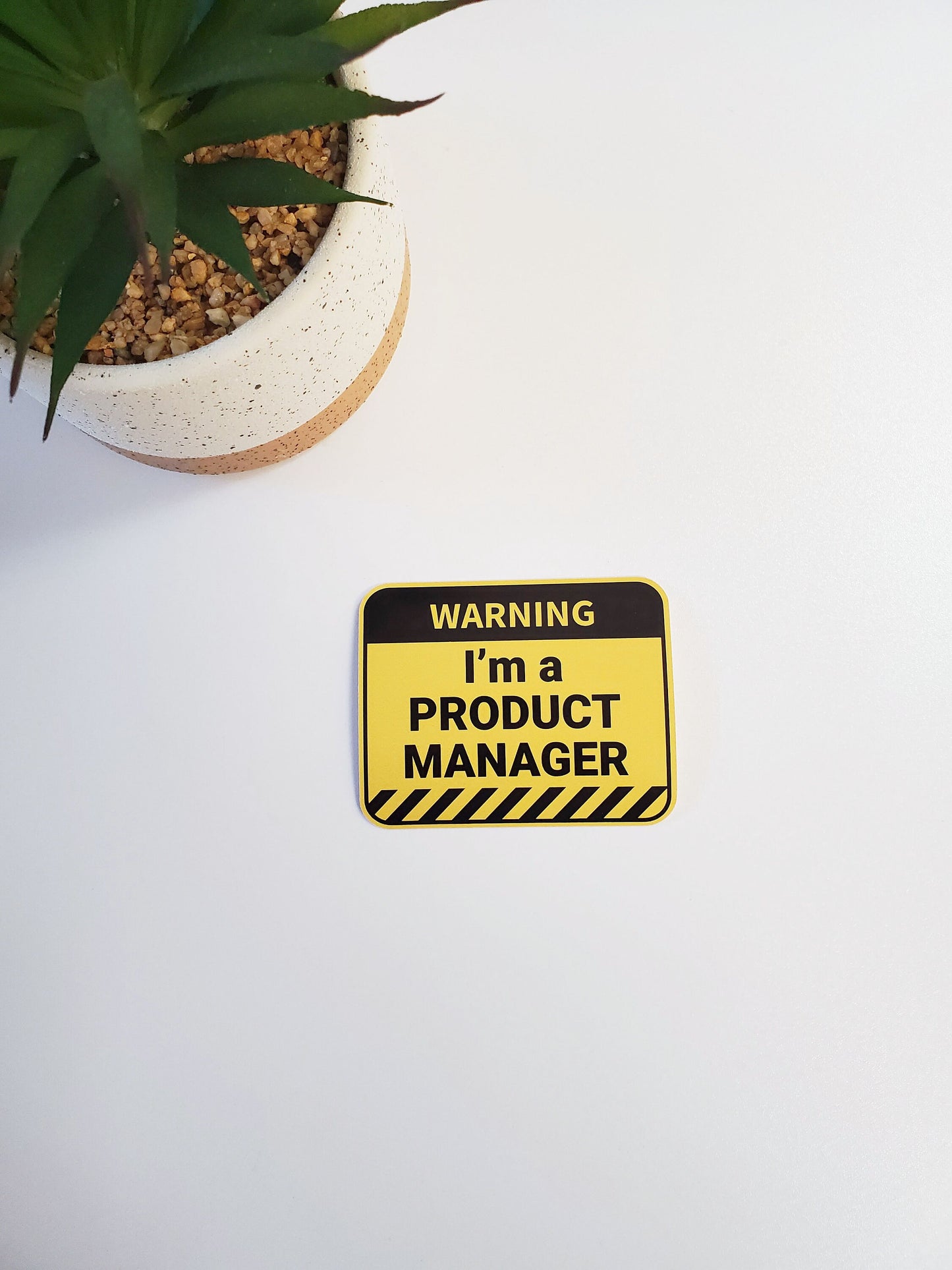 Warning I'm a Product Manager Vinyl Sticker