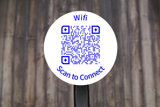 Wifi QR Code Custom Stickers