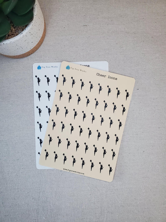 Cheerleading Icon Stickers