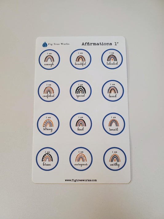 Affirmations Sticker Sheet