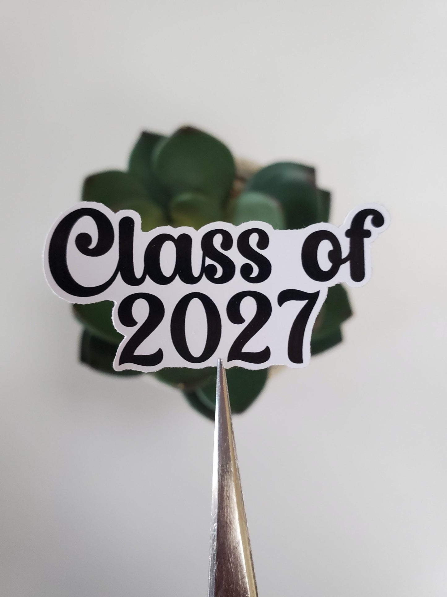 Class of 2027 Sticker | Choose a Color | Graduation Gifts | Seniors 2027 | Die Cut Sticker