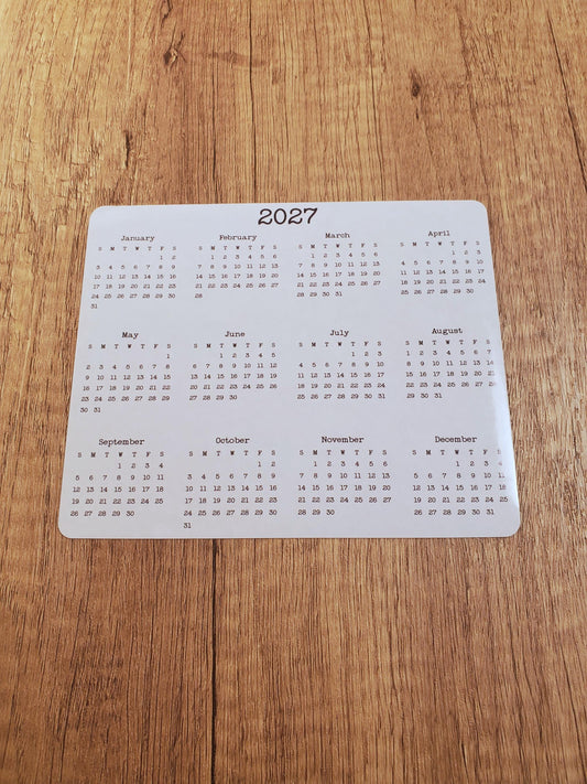 Calendar Magnet 6" x 5"