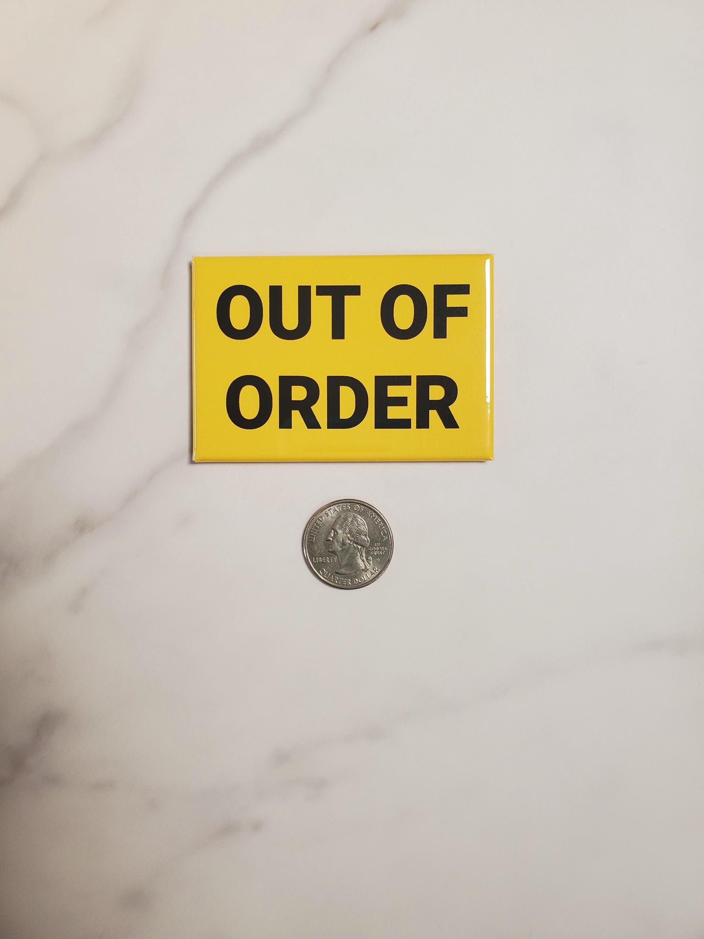 Out of Order Magnet | Horizontal 3" x 2"