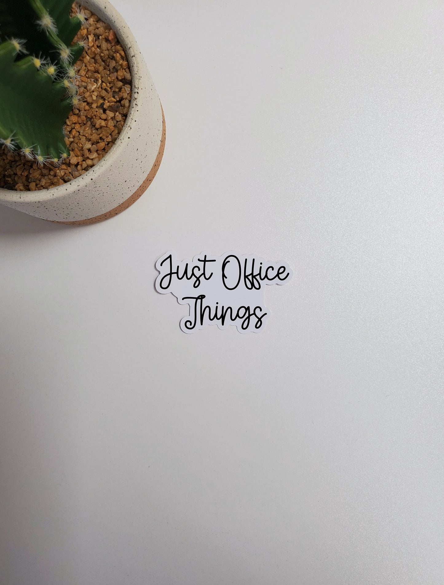 Just Office Things Text Sticker