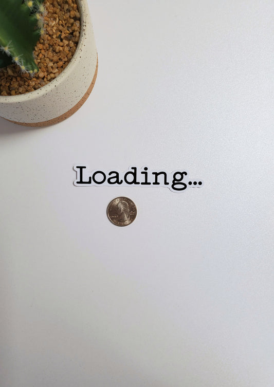 Loading... Text Sticker