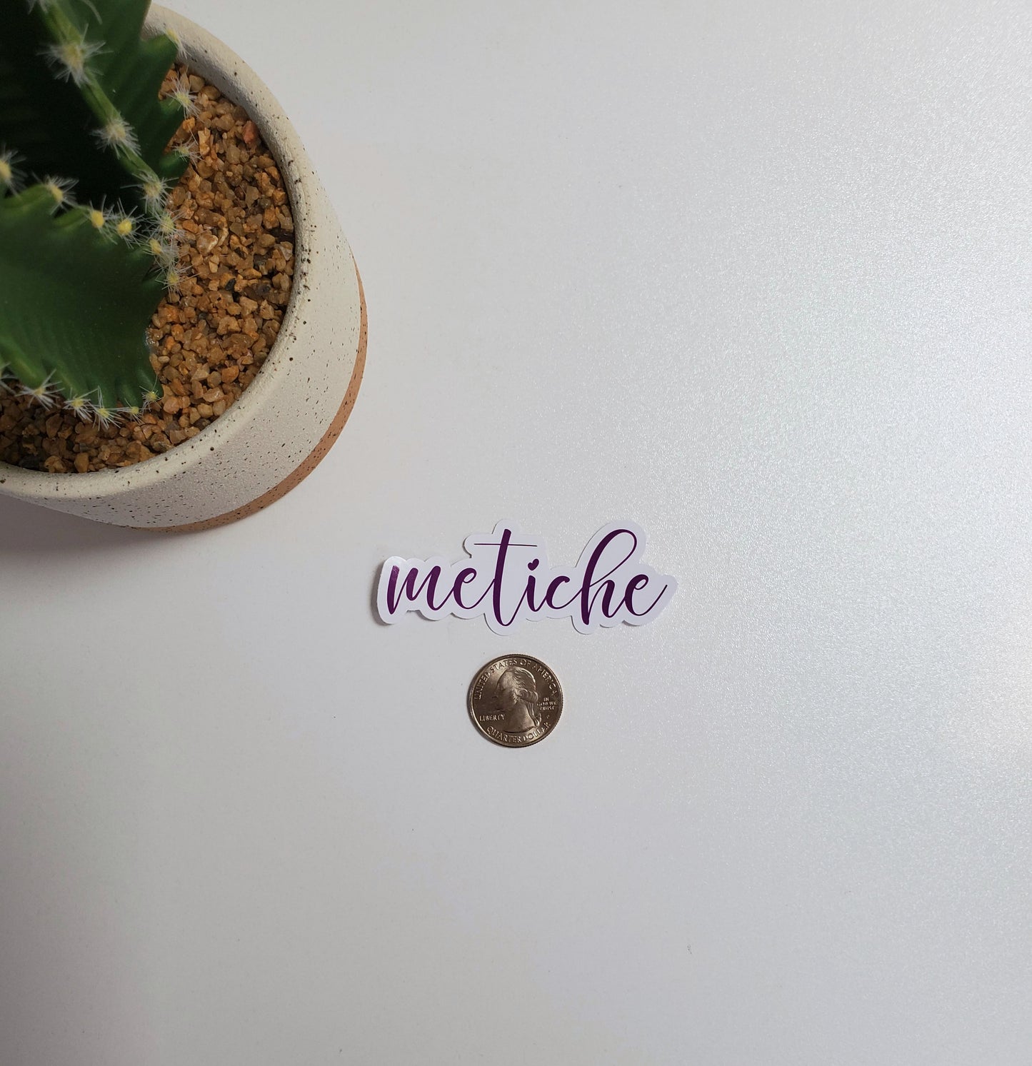 Metiche Text Sticker