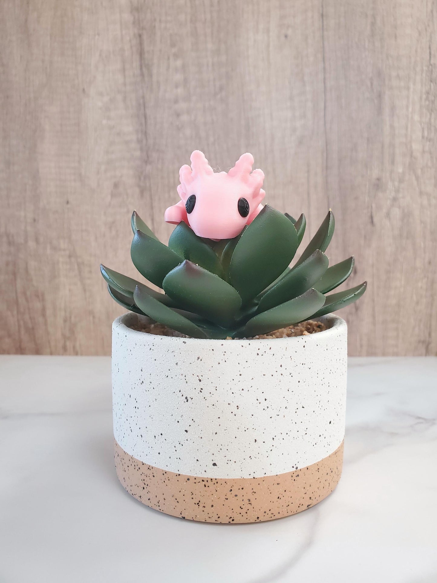 Axolotl Flexible 3D Printed Keychain