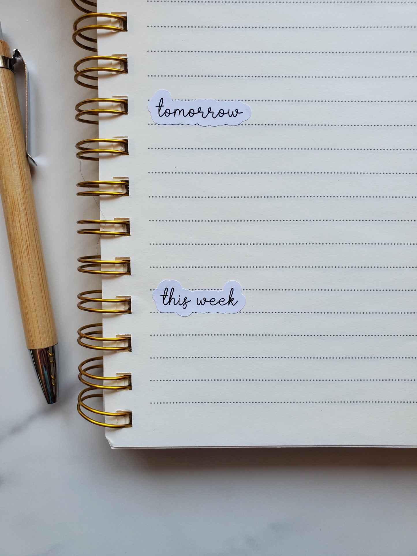 This Week Text Script Stickers
