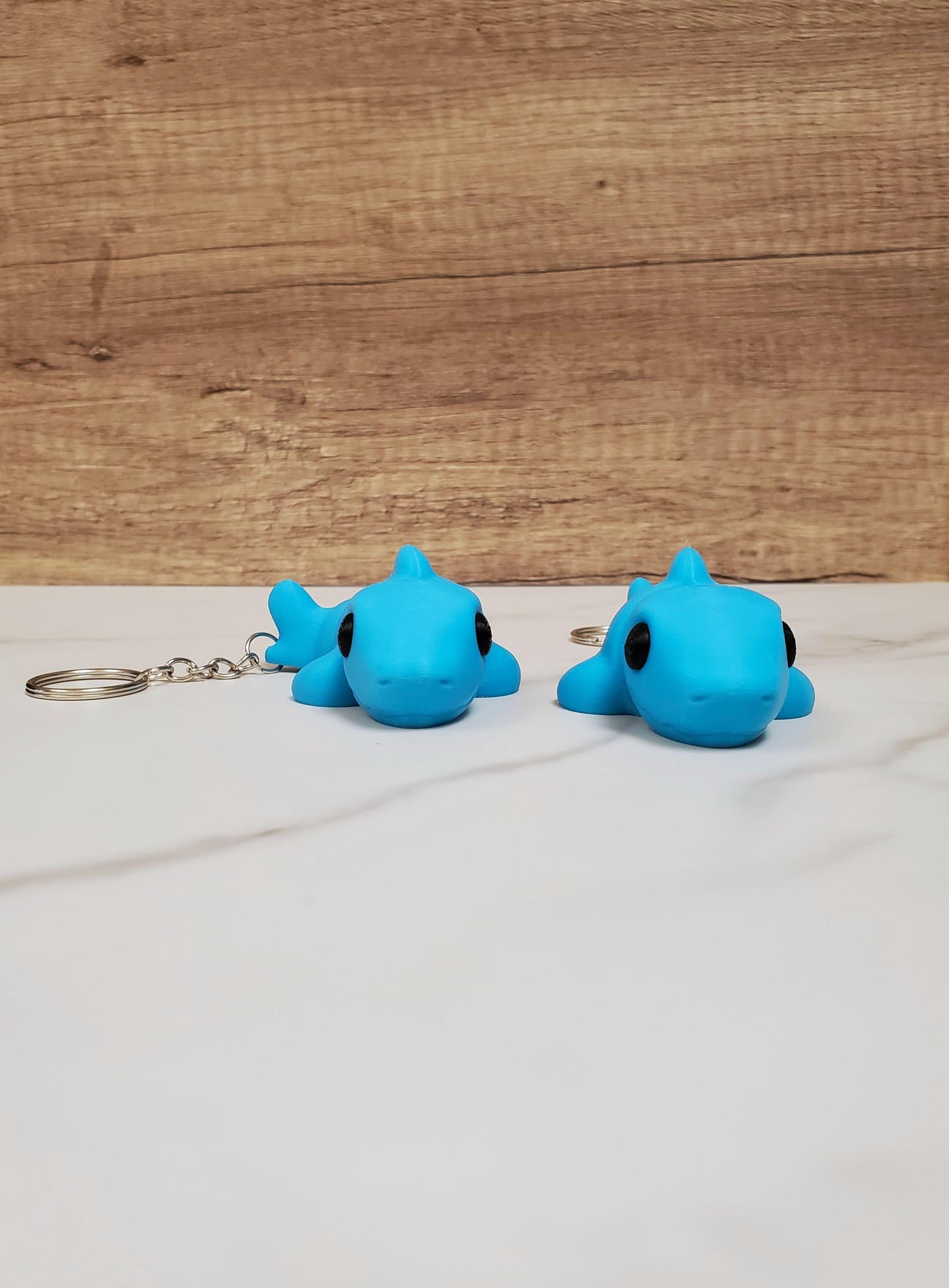 Shark Flexible 3D Printed Keychain