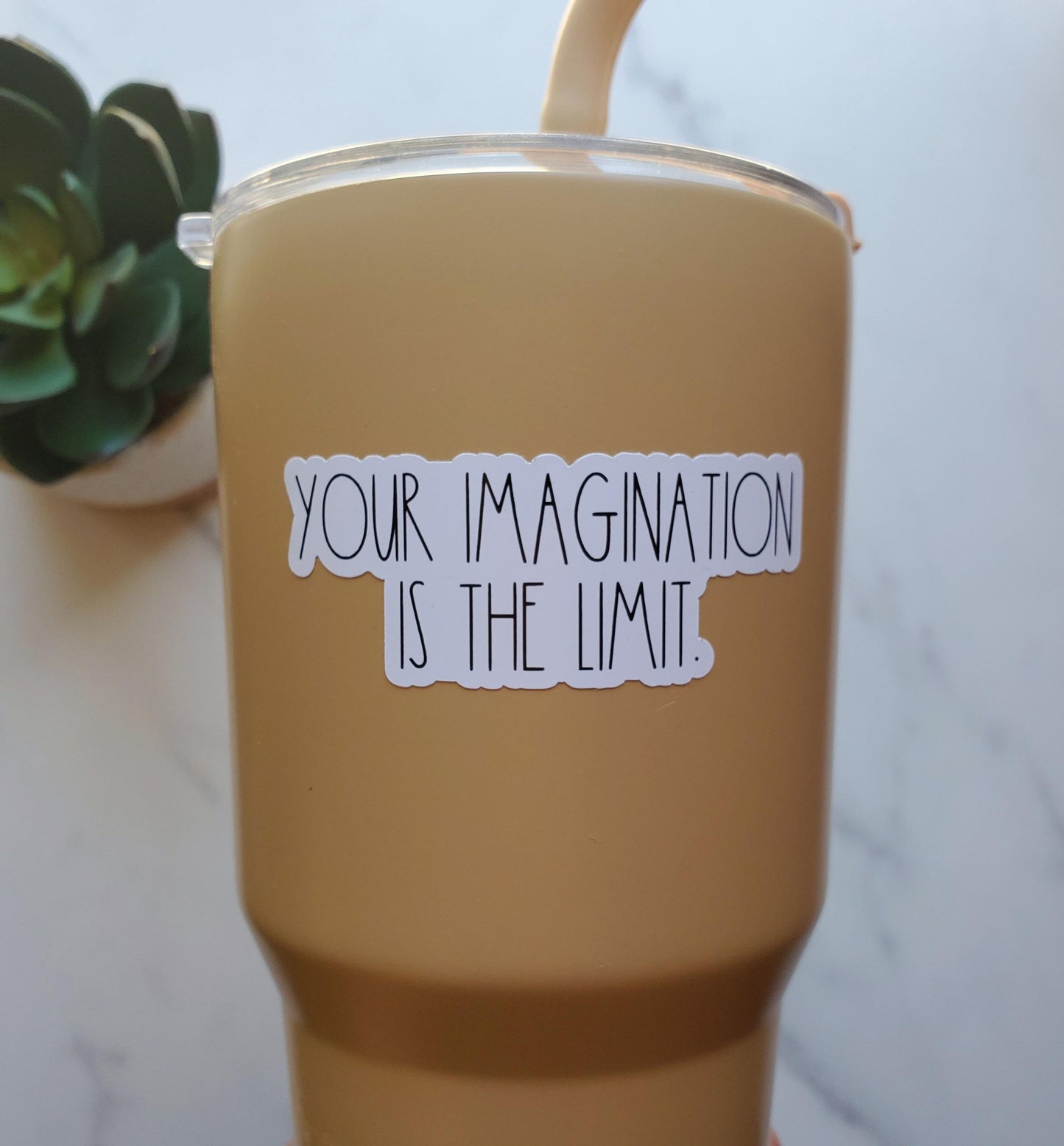 Your Imagination is the Limit Vinyl Sticker