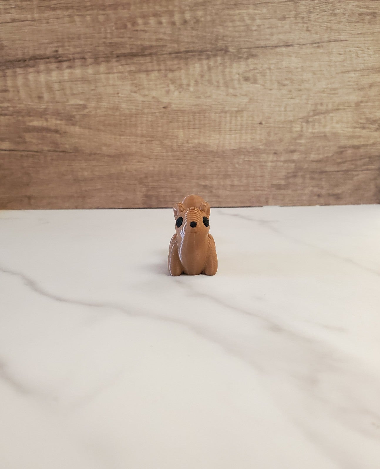 Squirrel Flexible 3D Printed Keychain