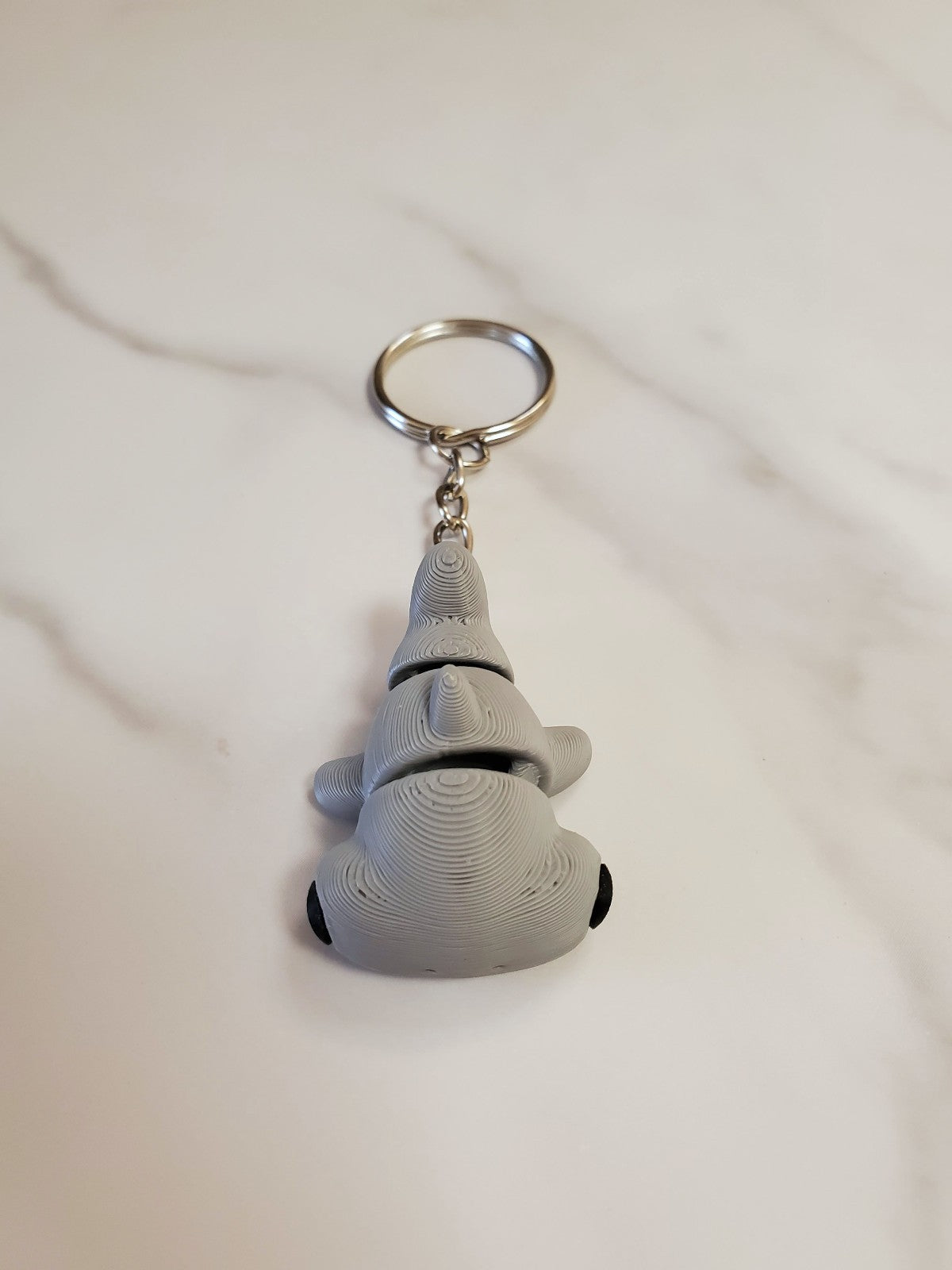 Baby Hammerhead Shark Flexible 3D Printed Keychain