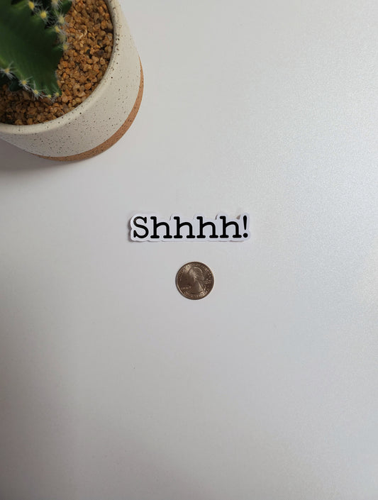 Shhhh! Text Sticker