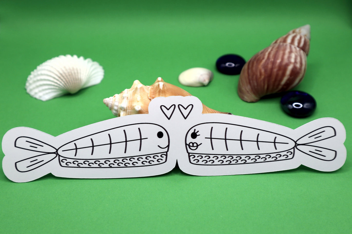 Sushi Love Sticker | Die Cut, Glossy, Vinyl, Minimalist | Laptop Stickers