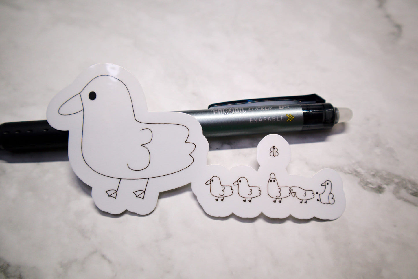 Duckling Sticker | Die Cut, Glossy, Vinyl, Minimalist | Laptop Stickers