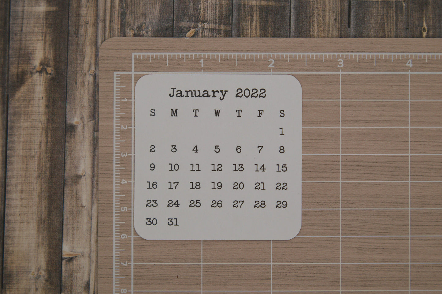 Mini Calendar Stickers