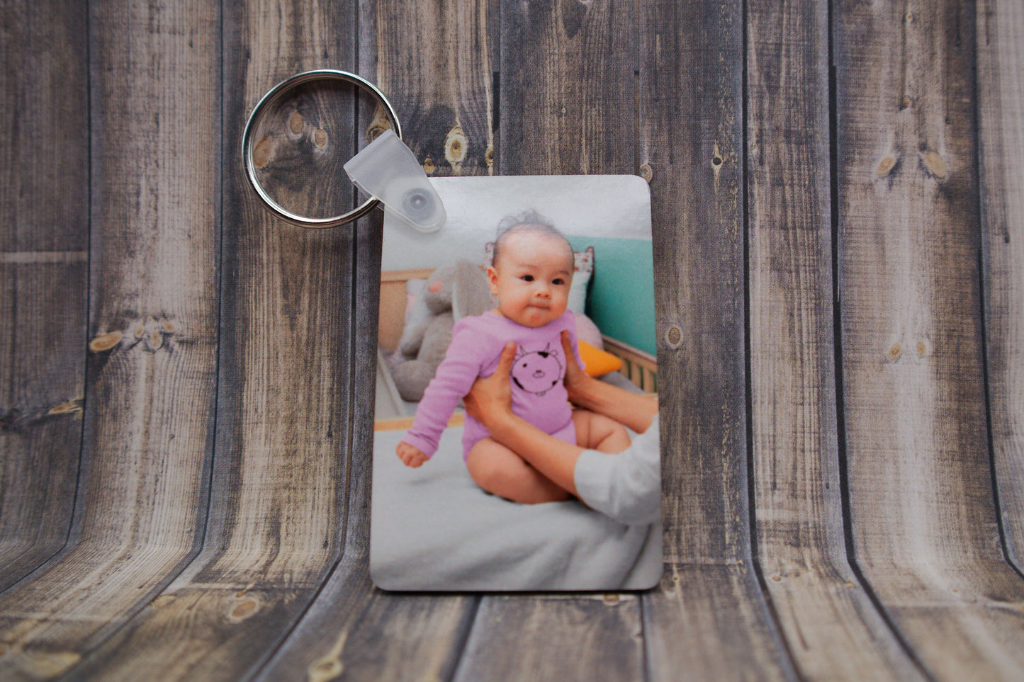 Custom Photo Keychain | Personalized Picture Keychain | Double Sided