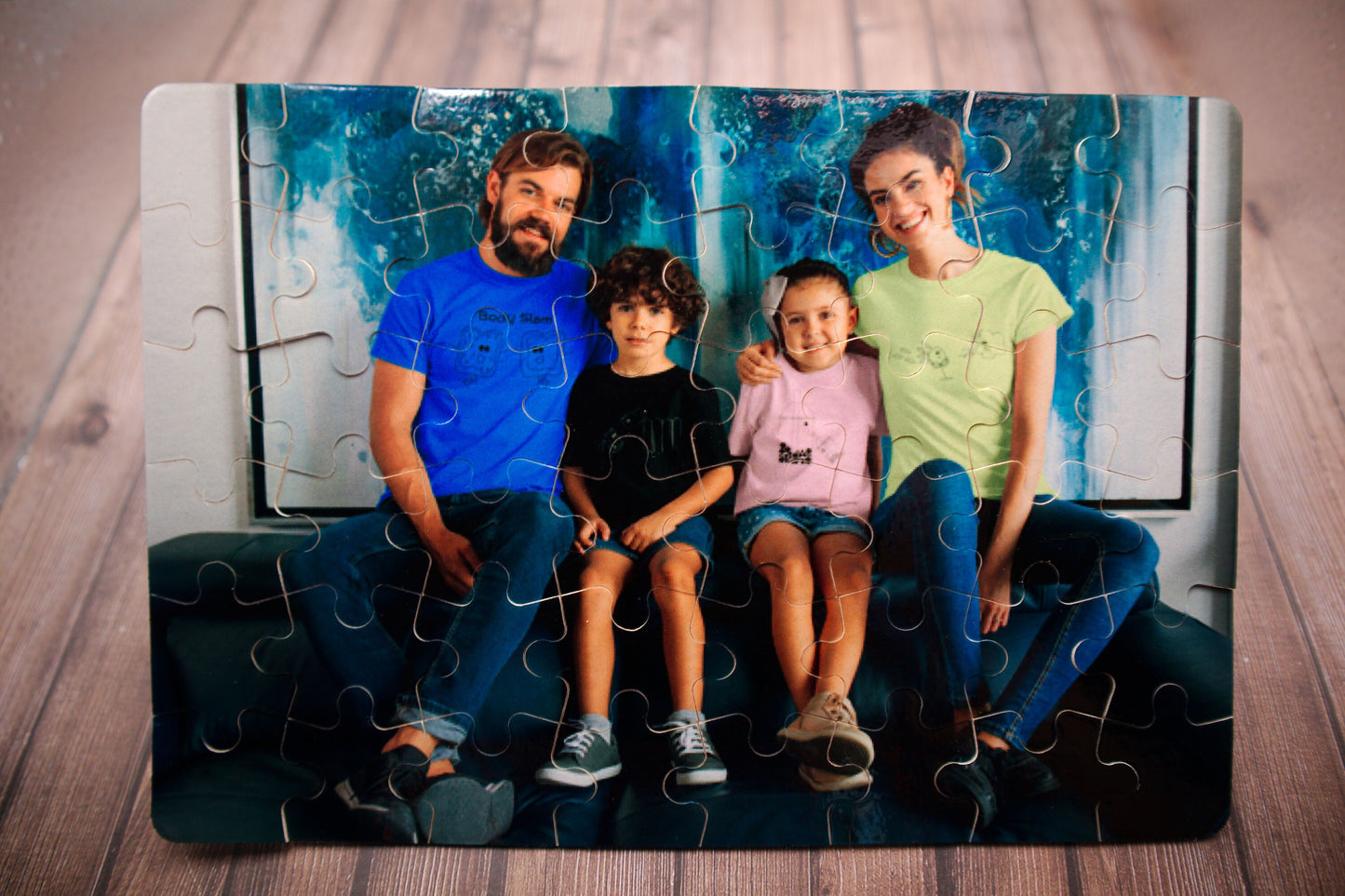 Small Custom Photo Puzzle | Personalized Jigsaw Cardboard Puzzle | 48 or 28 Pieces