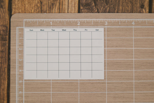 Mini Habit Tracker Stickers | Track by Month or Weekly | Die Cut, Matte Finish