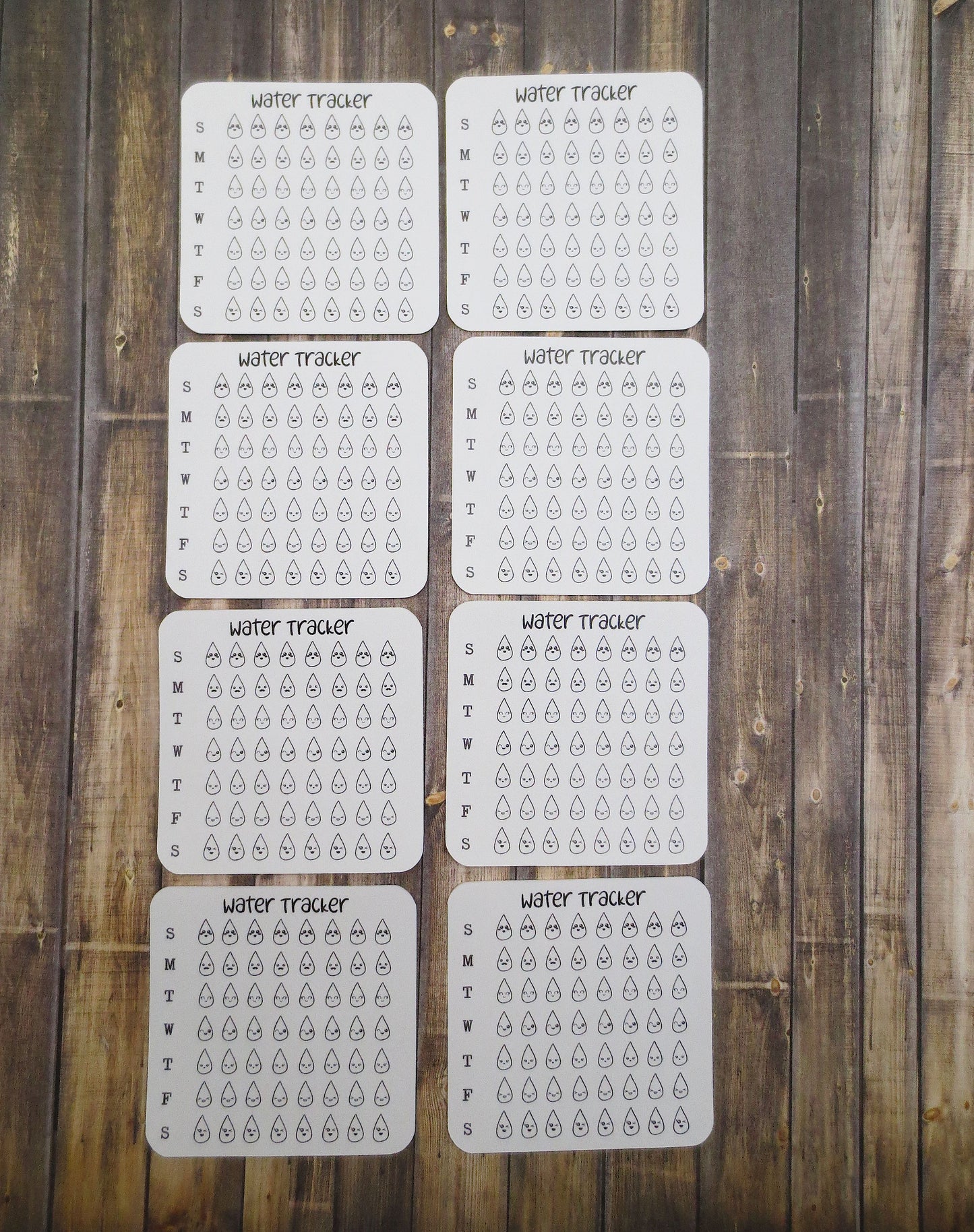 Weekly Water Tracker Stickers
