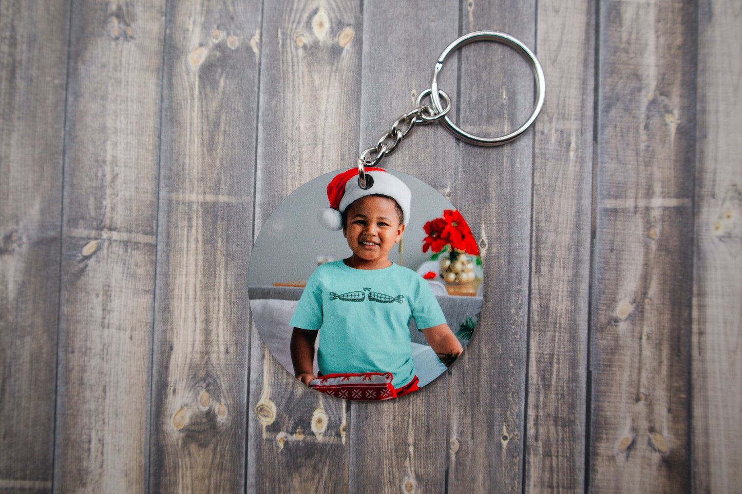 Custom Photo Keychain | Personalized Picture Keychain | Double Sided