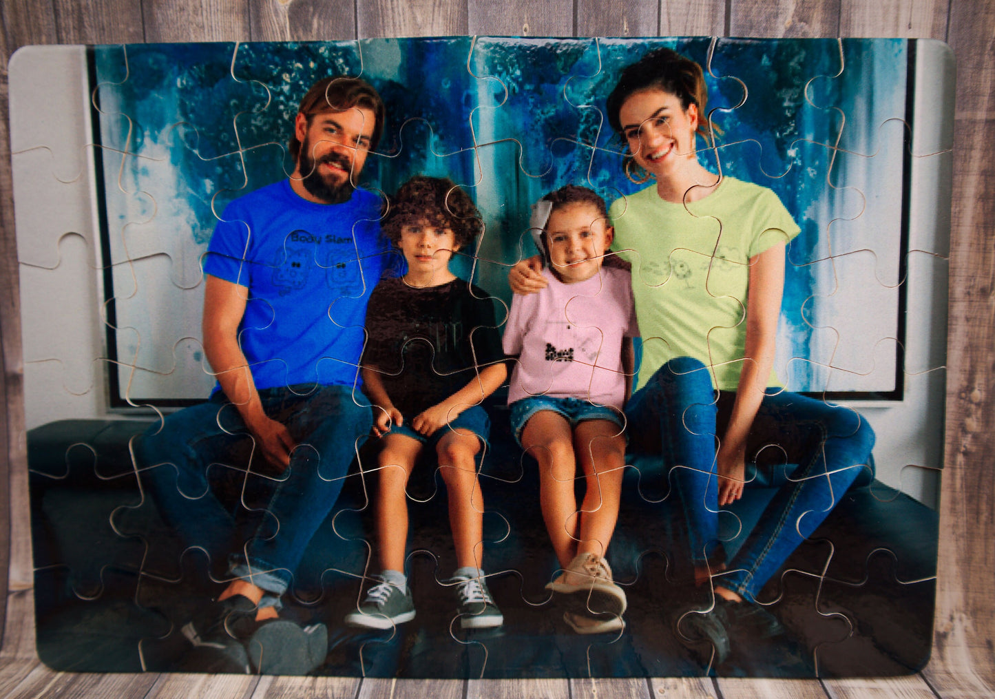 Small Custom Photo Puzzle | Personalized Jigsaw Cardboard Puzzle | 48 or 28 Pieces
